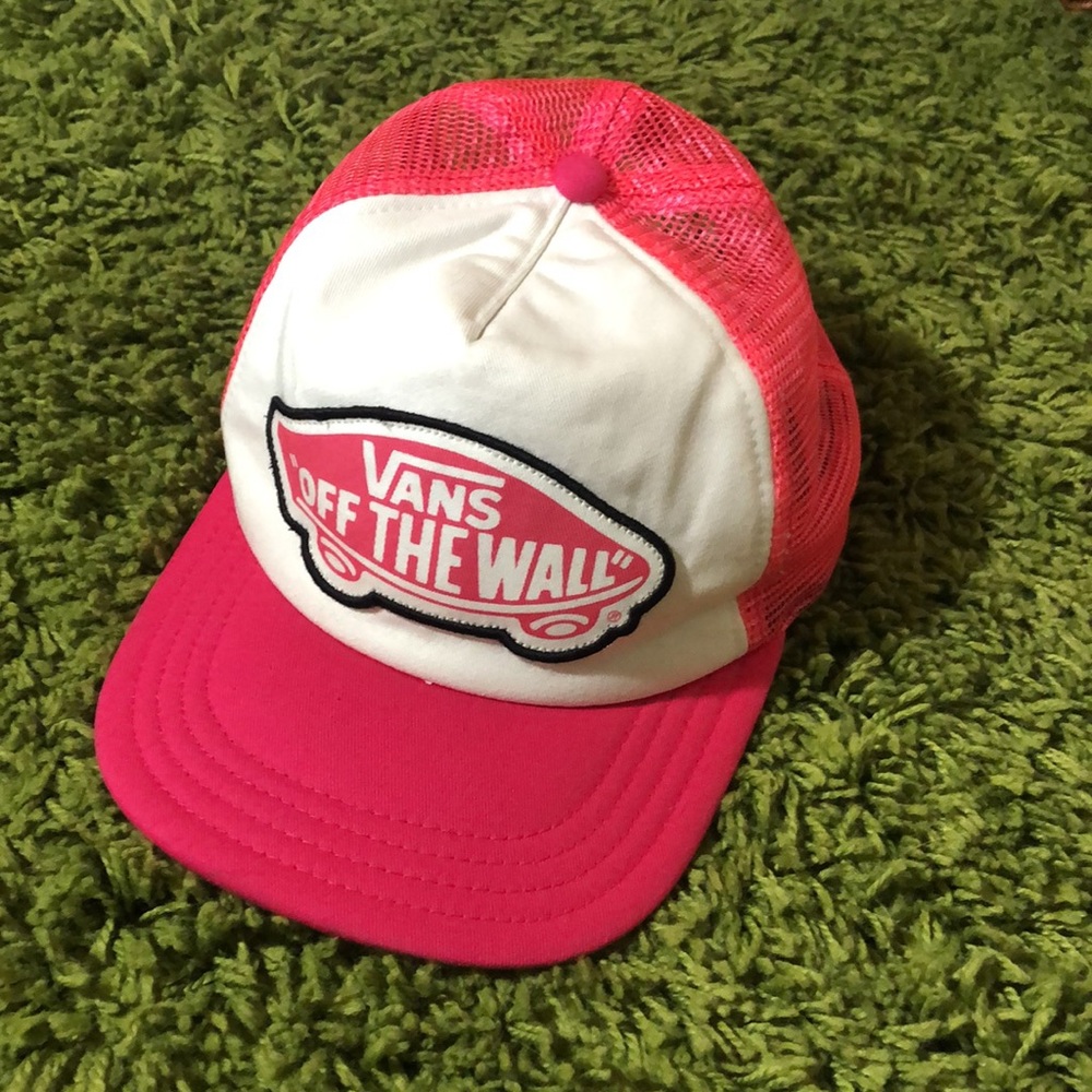 Bright Pink Vans Hat - Picture 2 of 5
